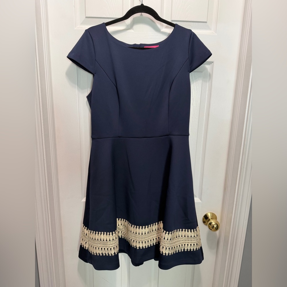 Lilly Pulitzer Klara True Navy Dress NWT - Picture 2 of 6